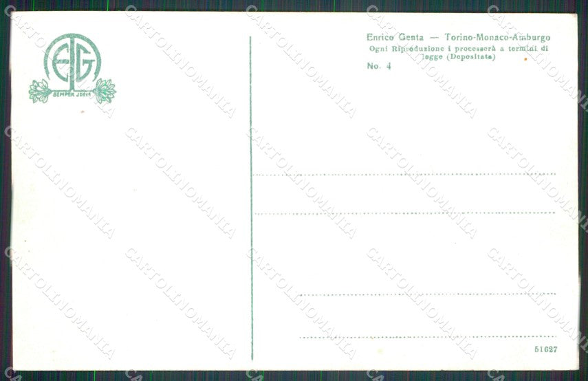 Torino Perosa Argentina Genta cartolina MT5137 – retro