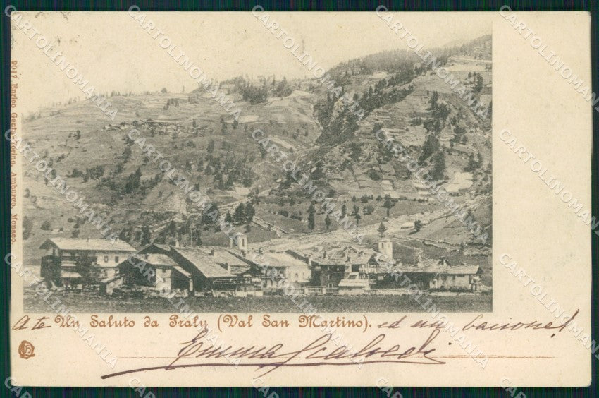 Torino Prali Panorama Genta Val San Martino PIEGHINA cartolina MT5144 – fronte