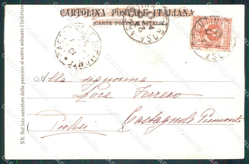 Torino Prali Panorama Genta Val San Martino PIEGHINA cartolina MT5144 – retro