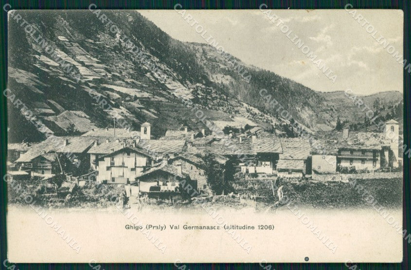 Torino Prali Ghigo Val Germanasca Genta cartolina MT5147 – fronte