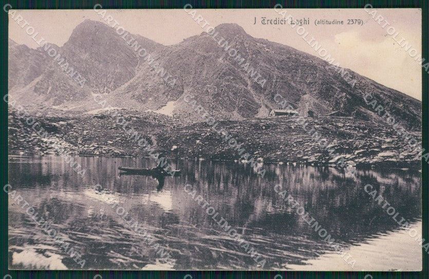 Torino Prali Val Germanasca Tredici Laghi Genta cartolina MT5151 – fronte