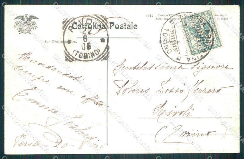 Torino Prali Val Germanasca Tredici Laghi Genta cartolina MT5151 – retro
