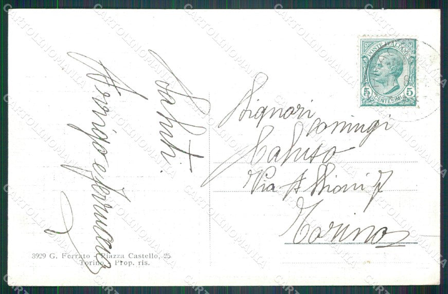 Torino Ruà di Pragelato Panorama cartolina MT5159 – retro