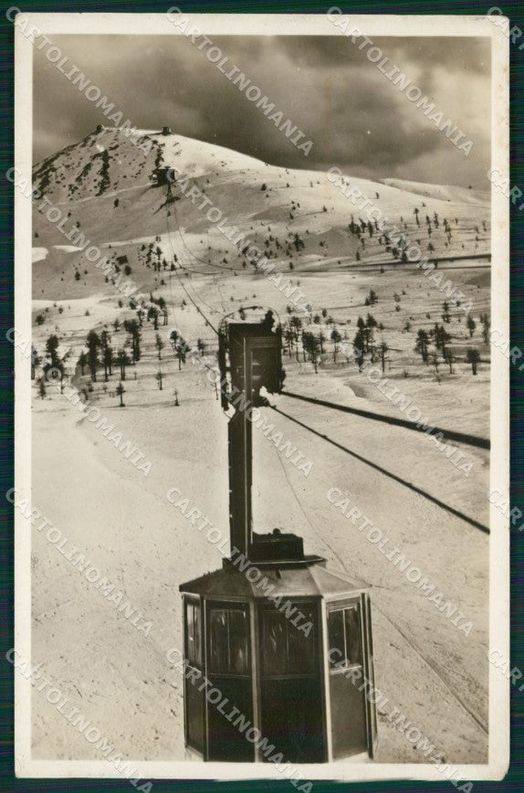 Torino Sestriere Sestrieres Funivie ABRASA Foto cartolina MT5181 – fronte