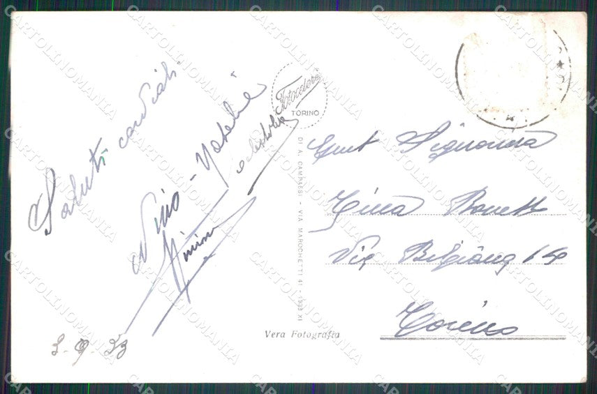 Torino Sestriere Sestrieres La Rognosa Foto cartolina MT5186 – retro