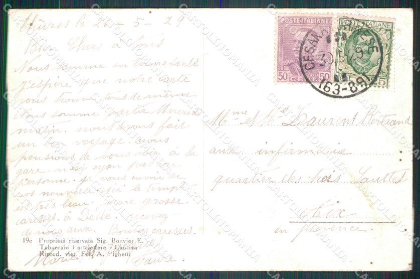 Torino Cesana Torinese Thures Sci Nevicata cartolina MT5187 – retro
