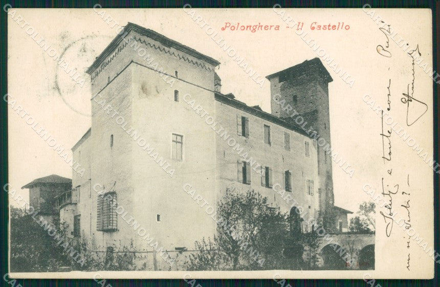 Cuneo Polonghera Castello cartolina MT5191 – fronte