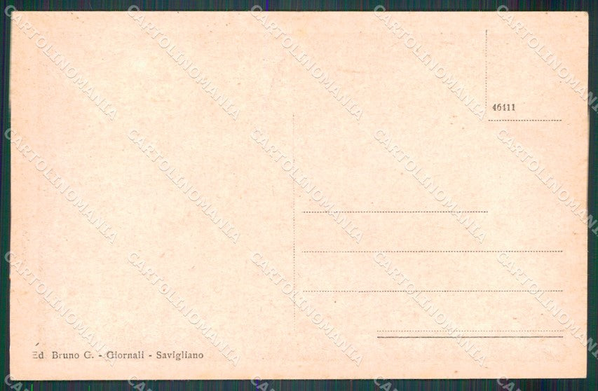 Cuneo Savigliano Via Sant'Andrea cartolina MT5197 – retro