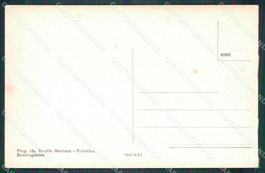 Cuneo Bene Vagienna Piazza Botero Via Roma cartolina MT5214 – retro