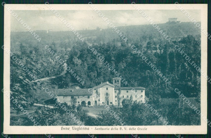 Cuneo Bene Vagienna Santuario Beata Vergine Grazie PIEGHINA cartolina MT5216 – fronte