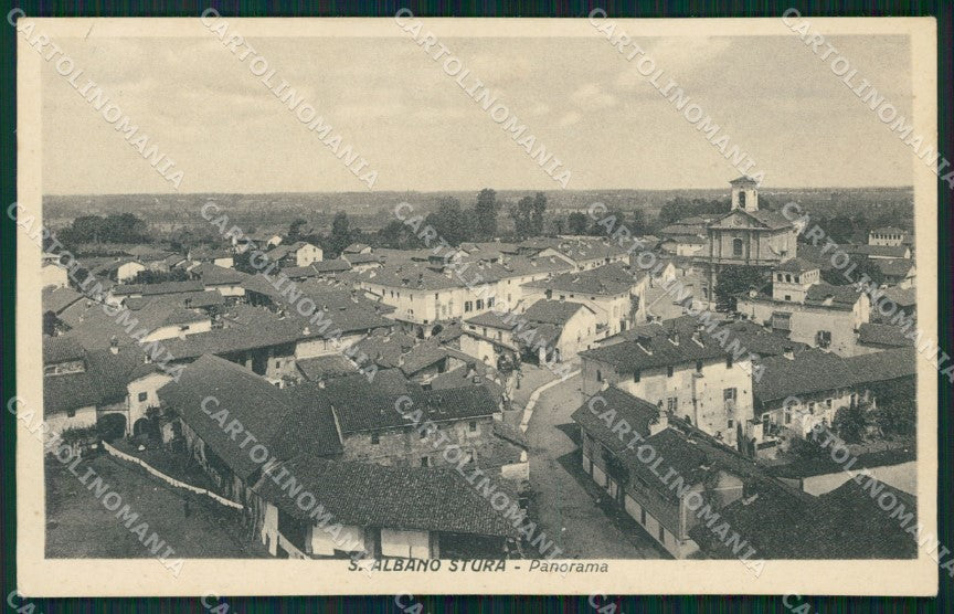 Cuneo Sant'Albano Stura cartolina MT5217 – fronte
