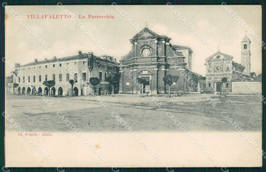 Cuneo Villafalletto Parrocchia cartolina MT5224 – fronte