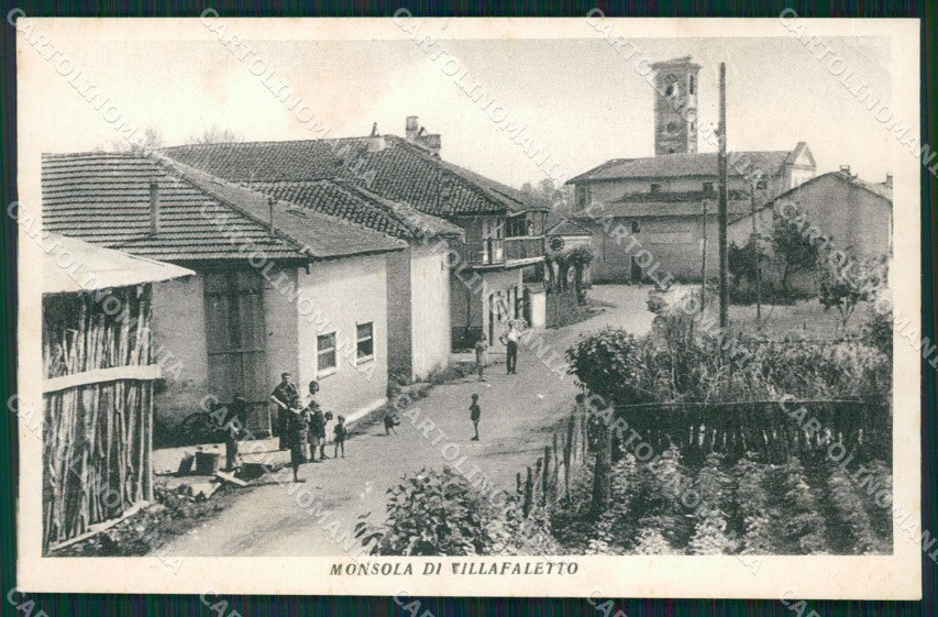 Cuneo Villafalletto Monsola cartolina MT5225 – fronte
