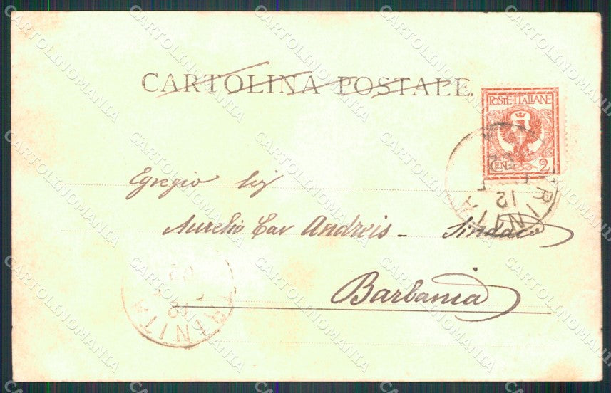 Cuneo Trinità cartolina MT5228 – retro