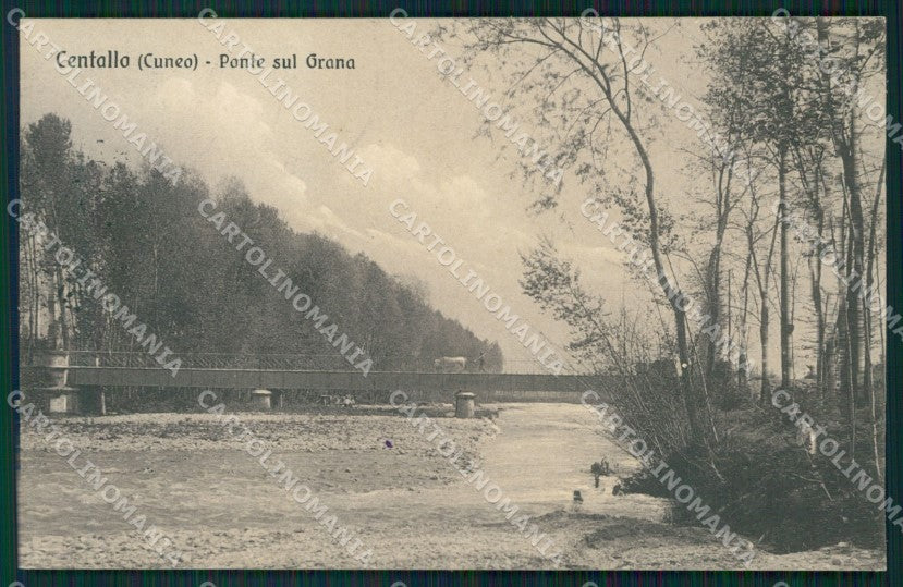Cuneo Centallo Ponte sul Grana cartolina MT5229 – fronte