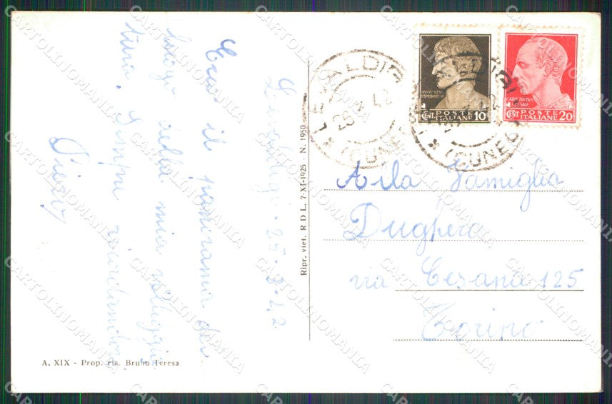 Cuneo Savigliano Levaldigi Foto cartolina MT5236 – retro