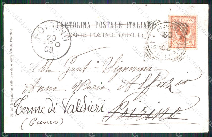 Cuneo Savigliano Levaldigi Foto cartolina MT5237 – retro