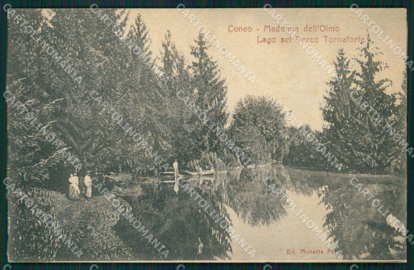 Cuneo città Madonna dell'Olmo Lago cartolina MT5247 – fronte