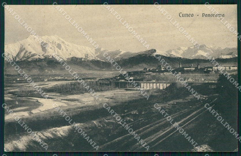 Cuneo città Panorama cartolina MT5249 – fronte