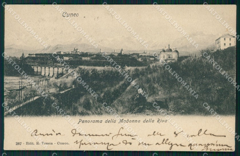 Cuneo città Madonna della Riva cartolina MT5253 – fronte