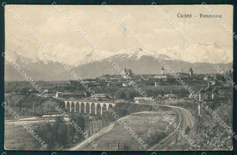 Cuneo città Panorama cartolina MT5254 – fronte