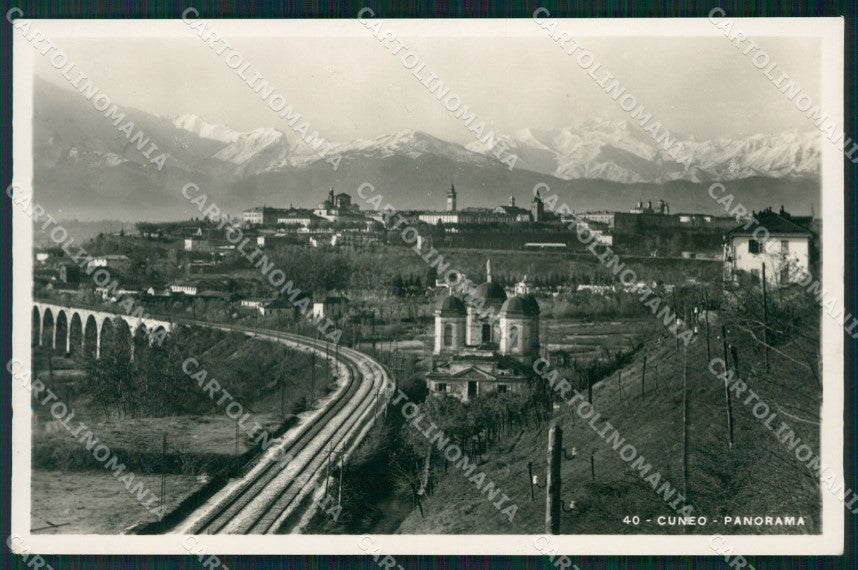 Cuneo città Panorama Foto cartolina MT5255 – fronte