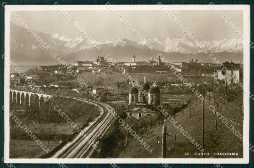 Cuneo città Panorama Foto cartolina MT5256 – fronte