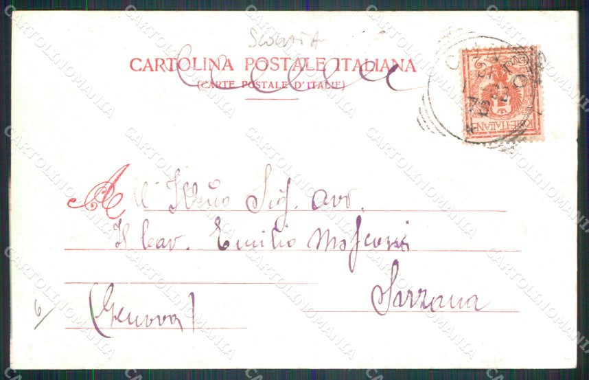 Cuneo città Santuario Madonna della Riva SCOLLATA cartolina MT5261 – retro