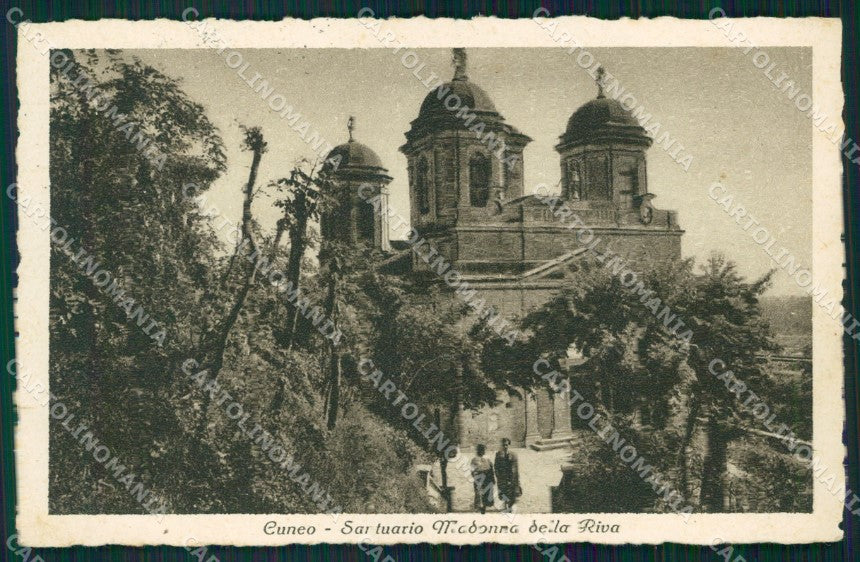 Cuneo città Santuario Madonna della Riva cartolina MT5263 – fronte