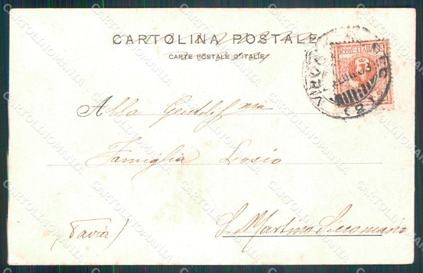 Cuneo città Panorama cartolina MT5267 – retro