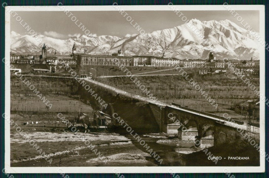 Cuneo città Panorama Foto cartolina MT5270 – fronte
