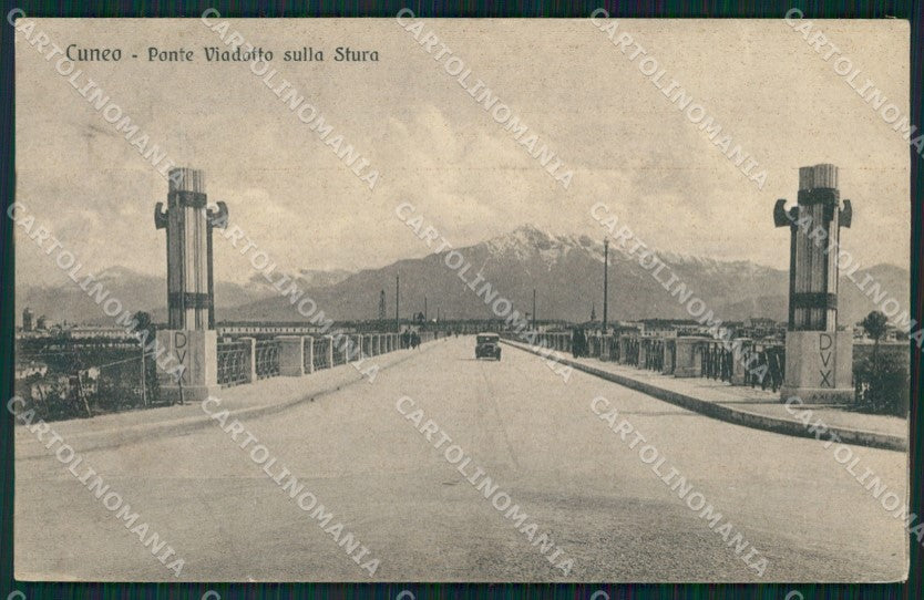 Cuneo città Fascismo cartolina MT5285 – fronte