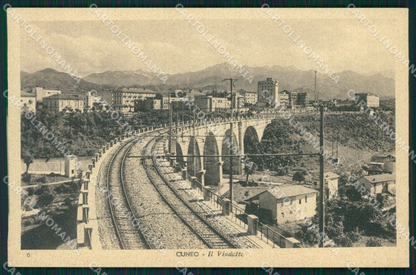 Cuneo città Viadotto cartolina MT5295 – fronte