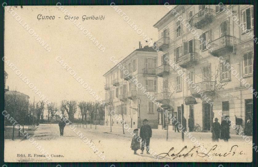 Cuneo Città Corso Garibaldi cartolina MT5316 – fronte