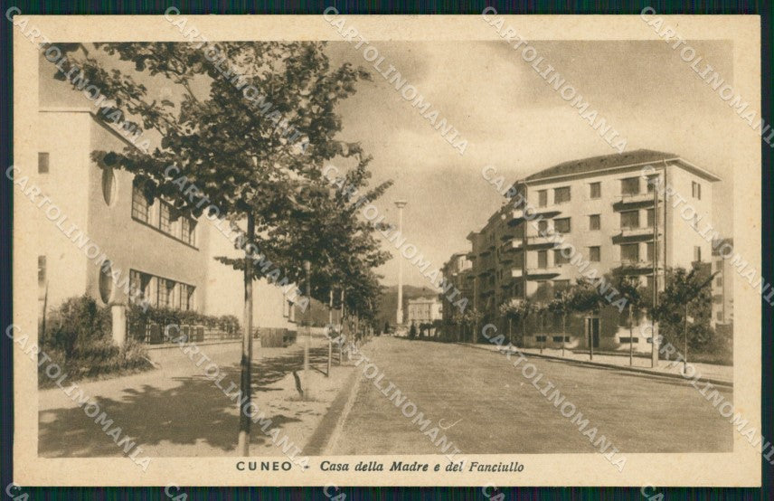 Cuneo Città Casa della Madre Fanciullo cartolina MT5321 – fronte