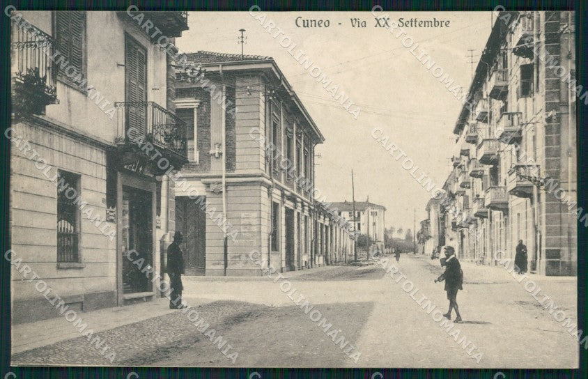 Cuneo Città Via XX Settembre cartolina MT5328 – fronte