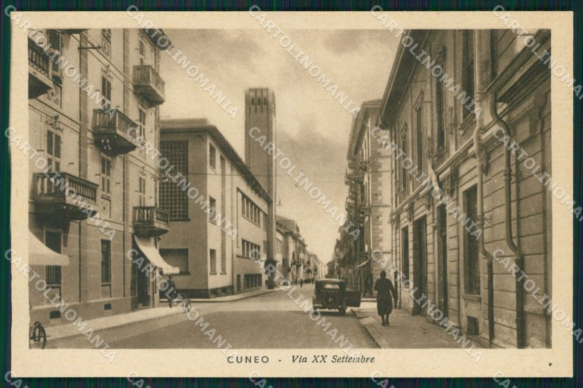 Cuneo Città Via XX Settembre cartolina MT5329 – fronte
