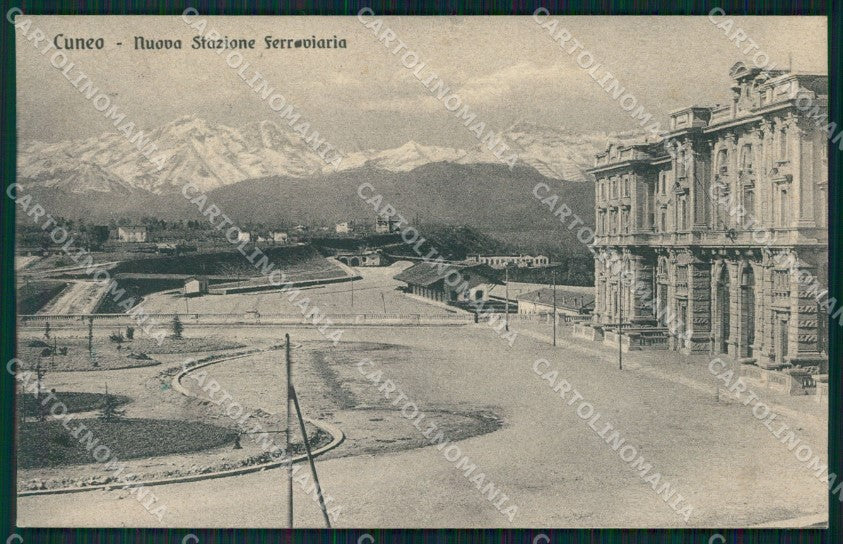 Cuneo Città Stazione Ferroviaria cartolina MT5334 – fronte