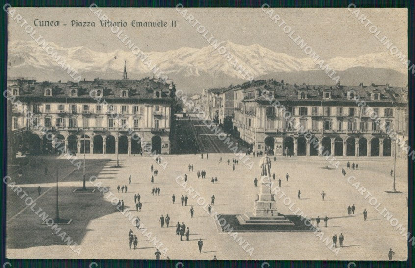 Cuneo Città Piazza Vittorio Emanuele II cartolina MT5351 – fronte