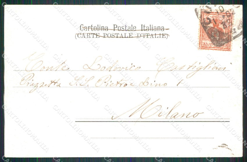 Cuneo Città Piazza Vittorio Emanuele II cartolina MT5356 – retro