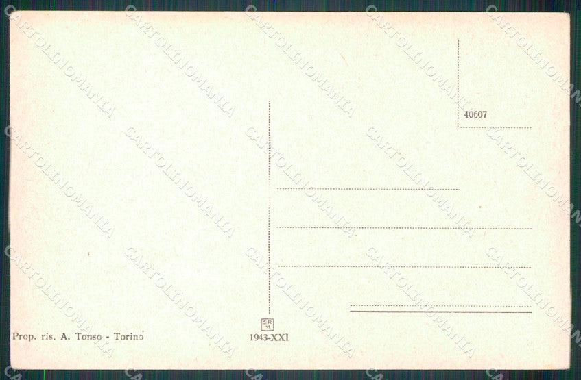 Cuneo Città Piazza Vittorio PIEGA cartolina MT5360 – retro