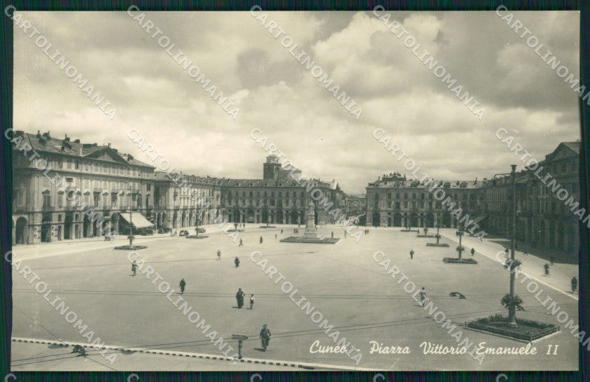 Cuneo Città Piazza Vittorio Foto cartolina MT5362 – fronte