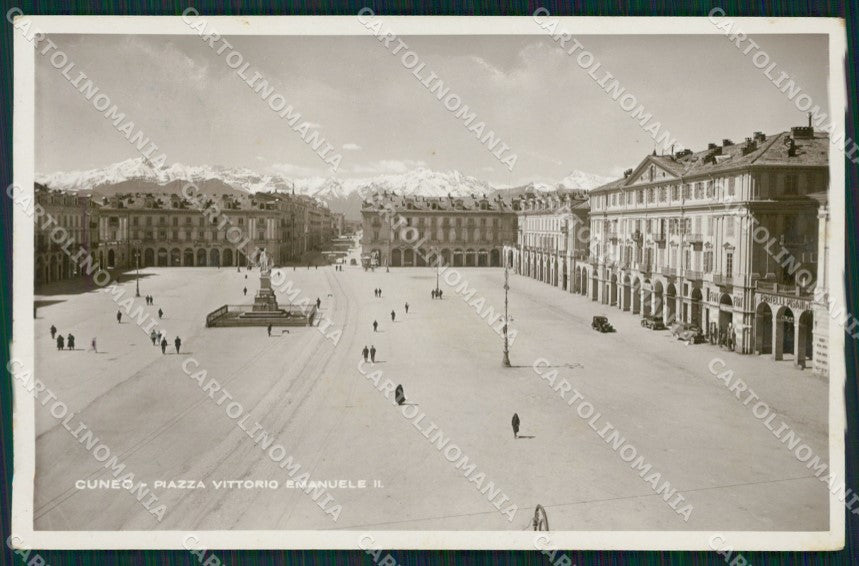 Cuneo Città Piazza Vittorio Emanuele II Foto cartolina MT5363 – fronte