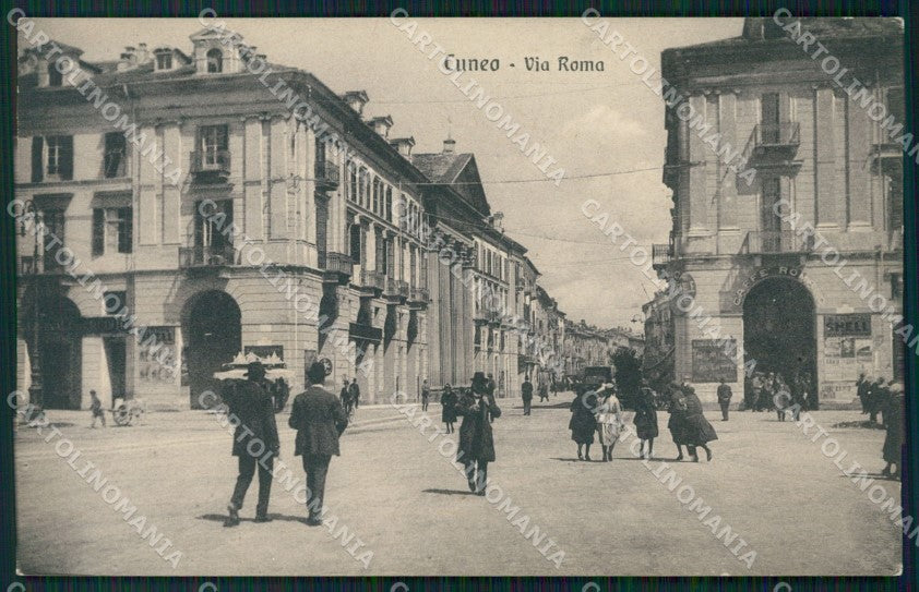 Cuneo Città Via Roma cartolina MT5373 – fronte