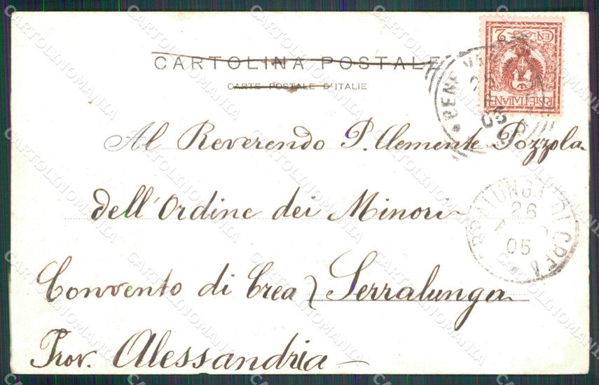 Cuneo Città Via Bonelli cartolina MT5380 – retro