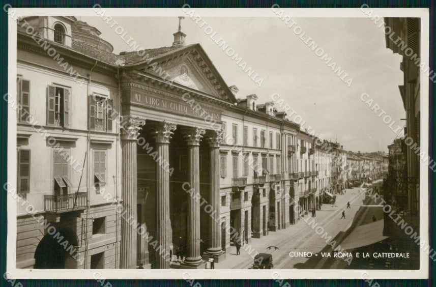 Cuneo Città Via Roma Foto cartolina MT5382 – fronte