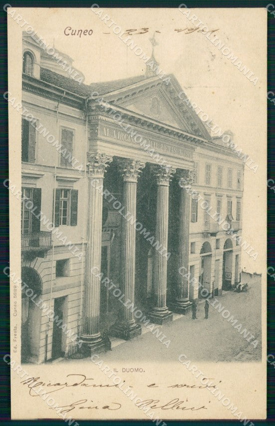 Cuneo Città Duomo cartolina MT5383 – fronte
