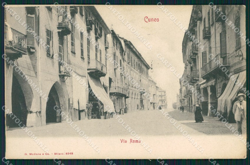 Cuneo Città Via Roma cartolina MT5390 – fronte