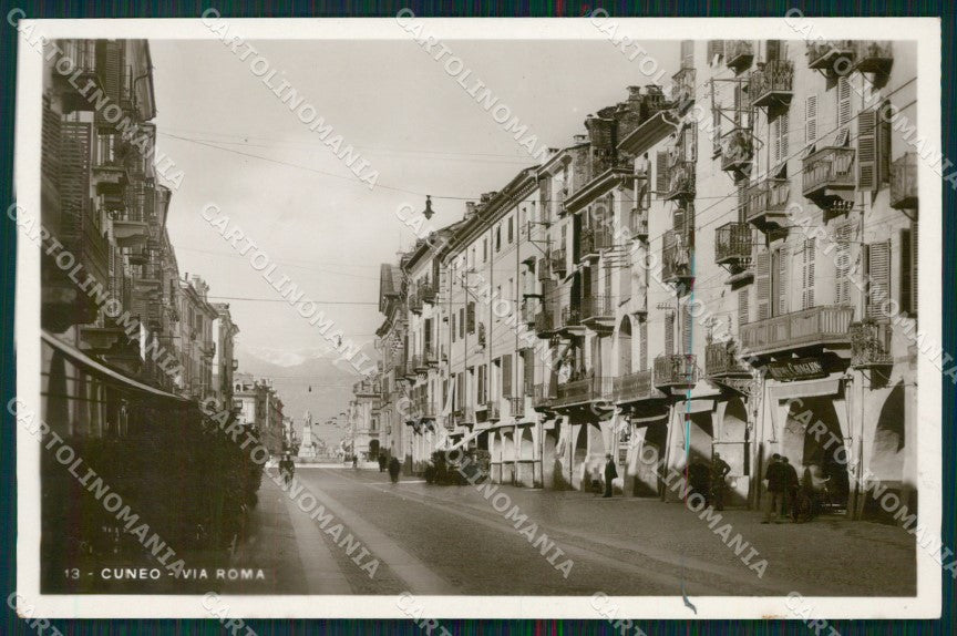 Cuneo Città Via Roma Foto cartolina MT5395 – fronte