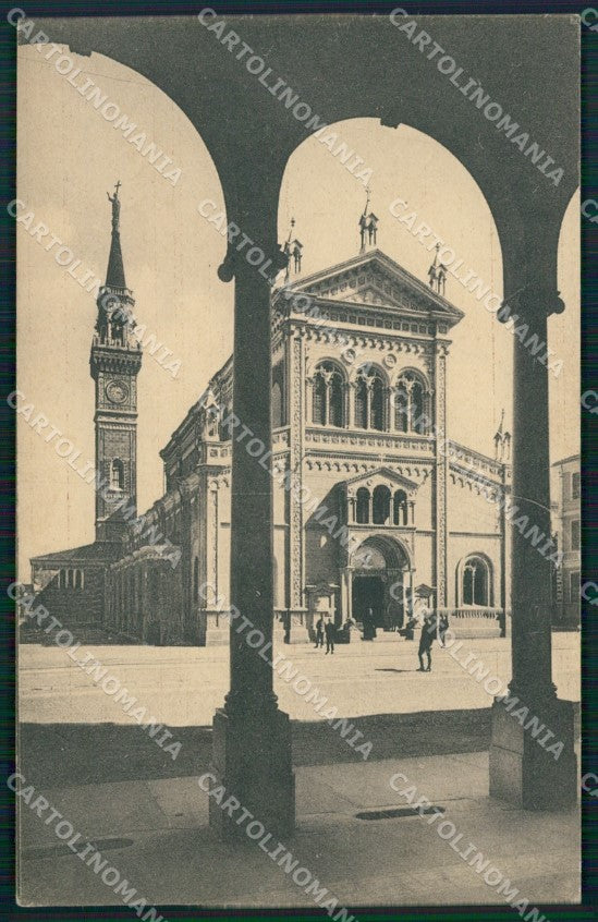 Cuneo Città Chiesa del Sacro Cuore PIEGHINE cartolina MT5417 – fronte